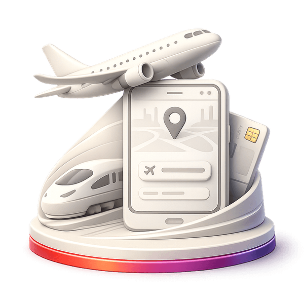 Travel technology illustration