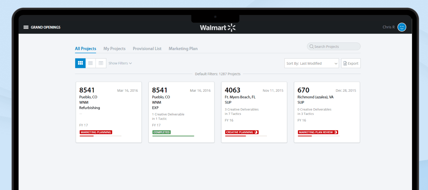 Walmart Store Opening Automation | GOAT Case Study | Enspirit – The problem