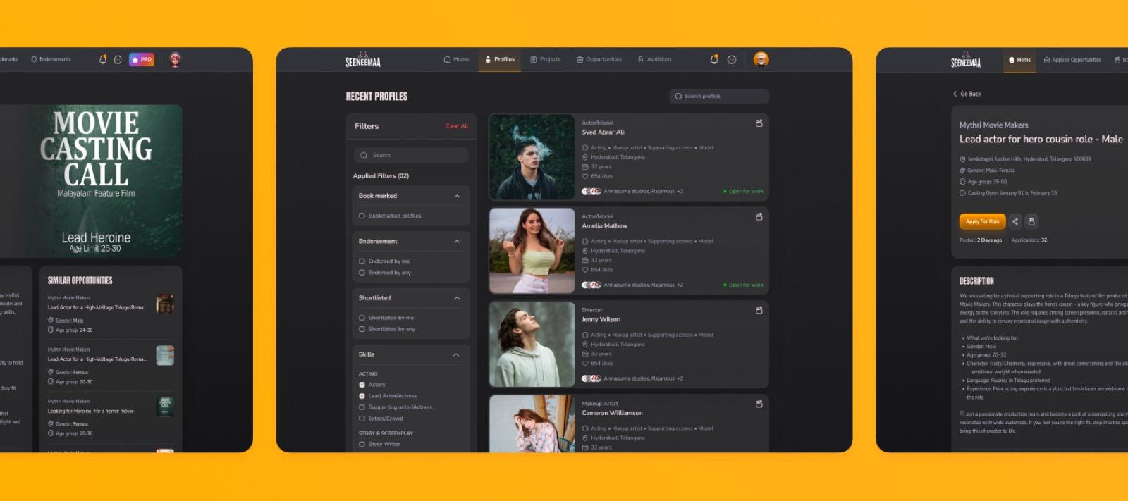 Seeneemaa Case Study | UX Redesign for Existing Product | Enspirit – The outcome