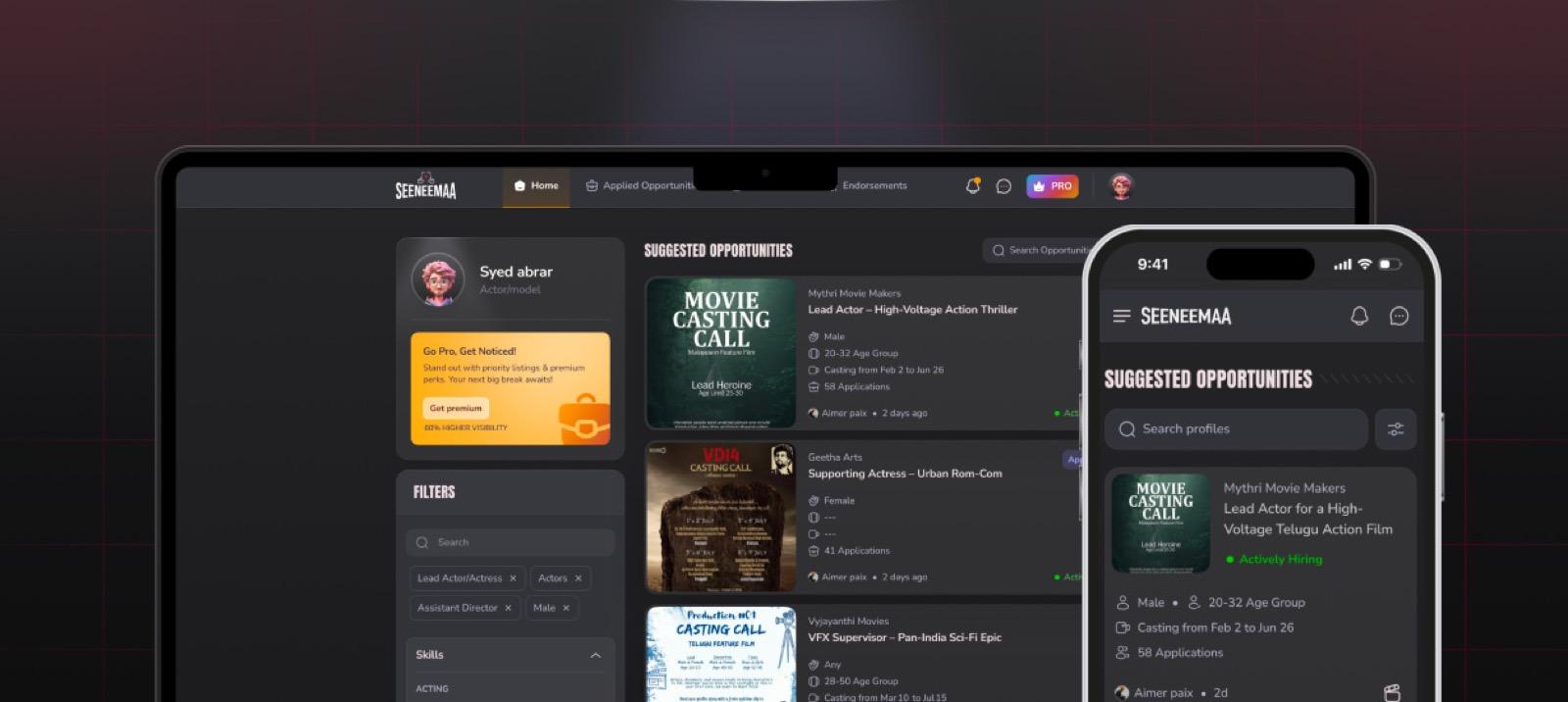 Seeneemaa Case Study | UX Redesign for Existing Product | Enspirit – The problem