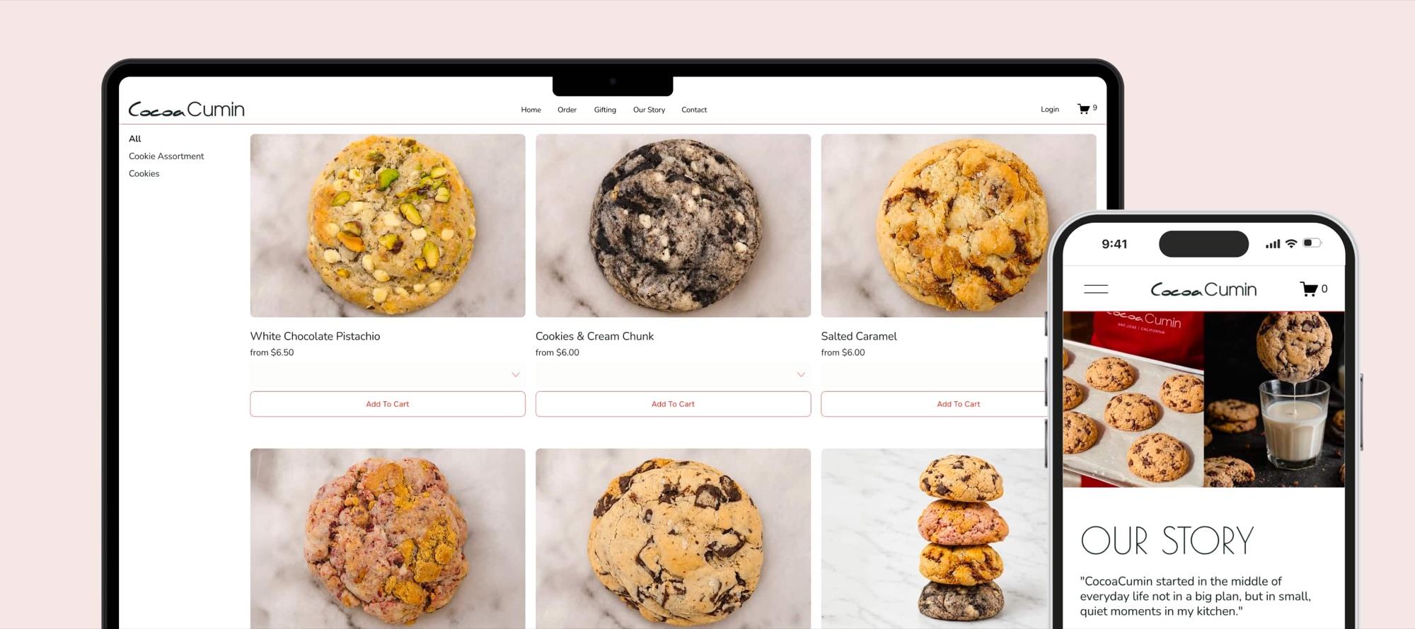 CocoaCumin Case Study | Squarespace Ecommerce Store | Enspirit – The problem